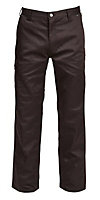 Rigour Fox Black Trousers, L32" (XL)