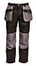 Rigour Holster pocket Black Trousers, W34" L34" (M)