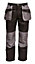 Rigour Holster pocket Black Trousers, W34" L34" (M)