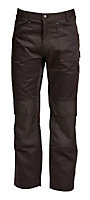 Rigour Multi-pocket Black Trousers, W38" L34" (L)