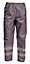Rigour Multi-pocket Grey Trousers, L32" (L)