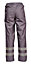 Rigour Multi-pocket Grey Trousers, L32" (M)