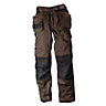 Rigour Tradesman Black & brown Trousers, W34" L31.89" (M)