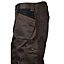 Rigour Tradesman Black & brown Trousers, W35" L31.89" (L)