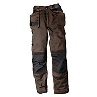 Rigour Tradesman Black & brown Trousers, W40" L31.89" (XXL)
