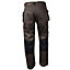 Rigour Tradesman Black & brown Trousers, W40" L31.89" (XXL)