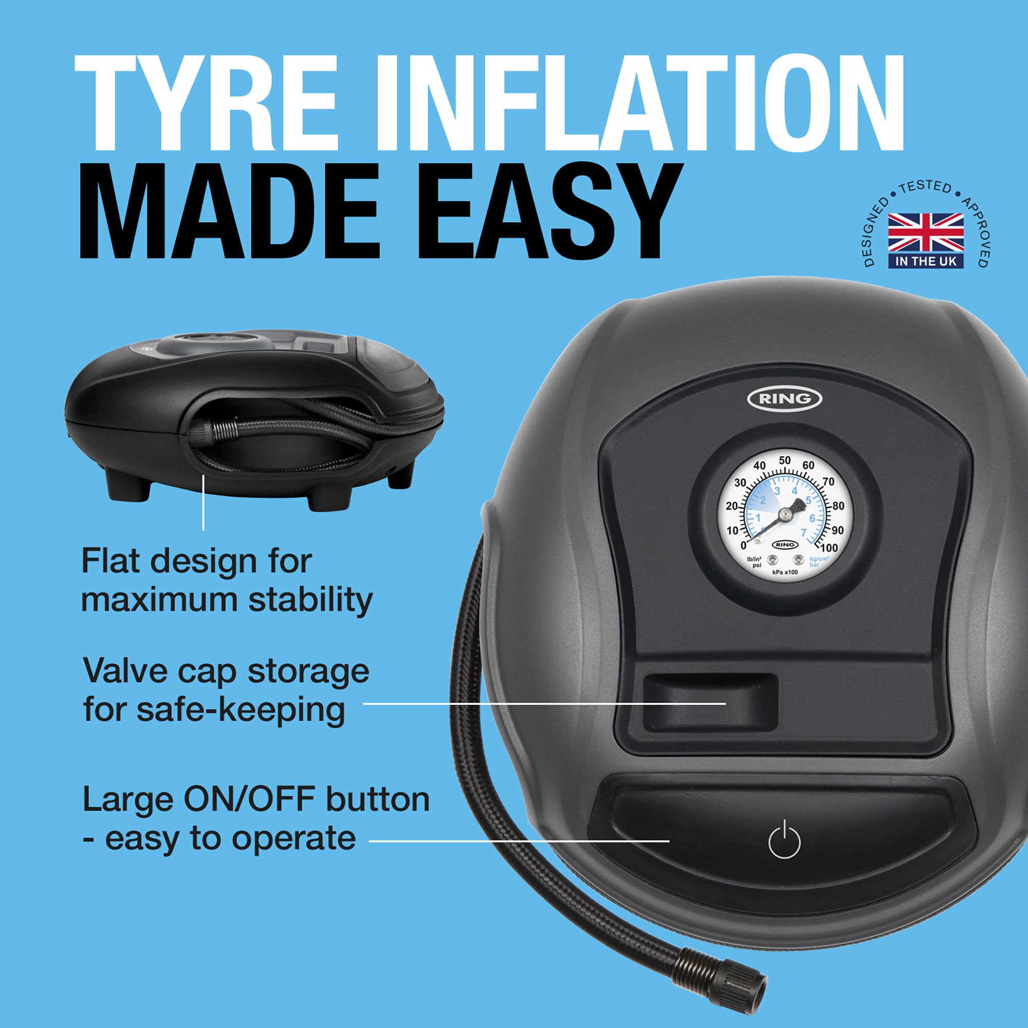 Ring analogue tyre deals inflator