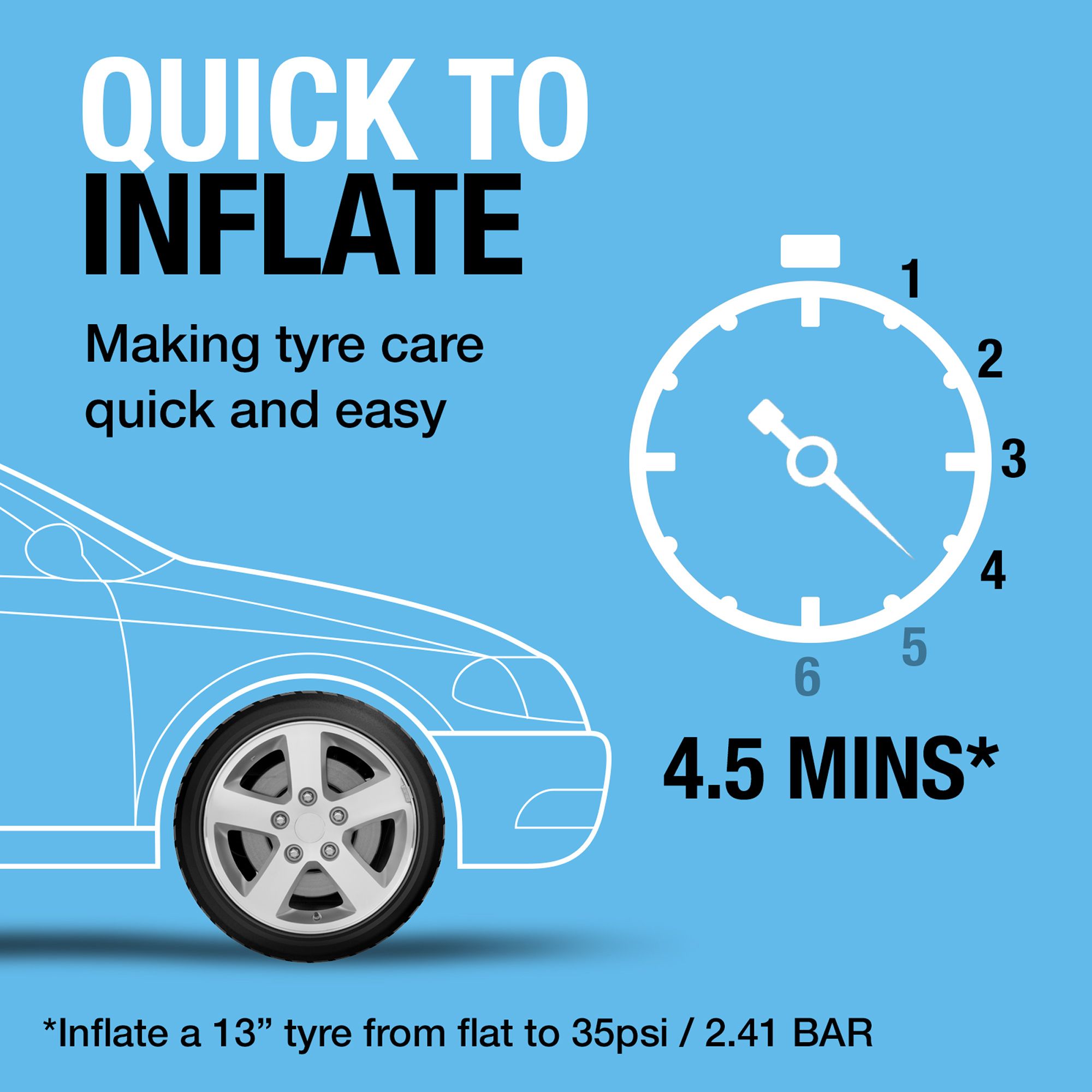 Ring Automotive RTC Analogue Air tyre inflator