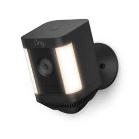 Ring Spotlight Cam Black Smart battery-powered IP camera Plus