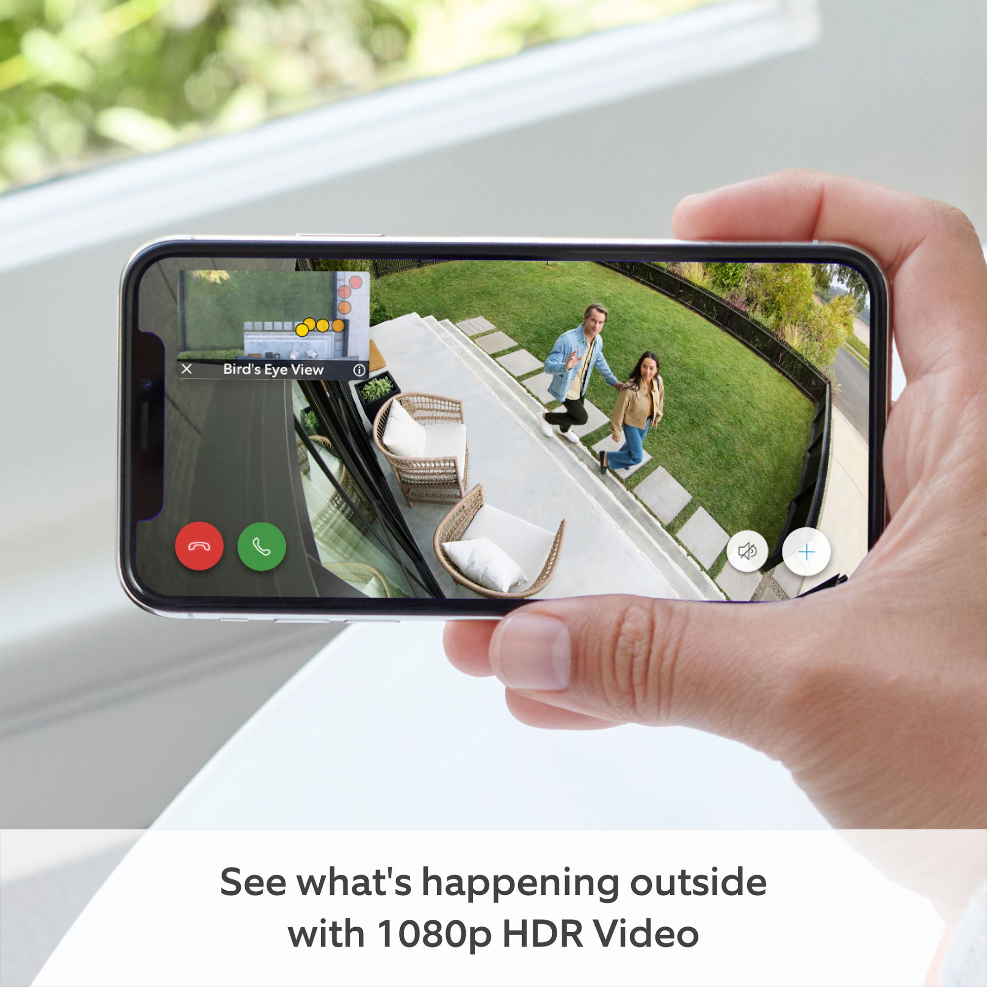 Ring Wi-fi Indoor & outdoor Swivel & tilt Smart camera in White