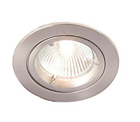 Robus Brushed Chrome effect Downlight 50W