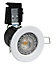 Robus White Non-adjustable LED Fire-rated White Downlight IP20