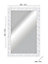 Romantic White Rectangular Framed Mirror (H)1130mm (W)730mm