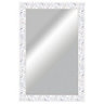 Romantic White Rectangular Framed Mirror (H)1130mm (W)730mm