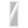Romantic White Rectangular Framed Mirror (H)1530mm (W)530mm
