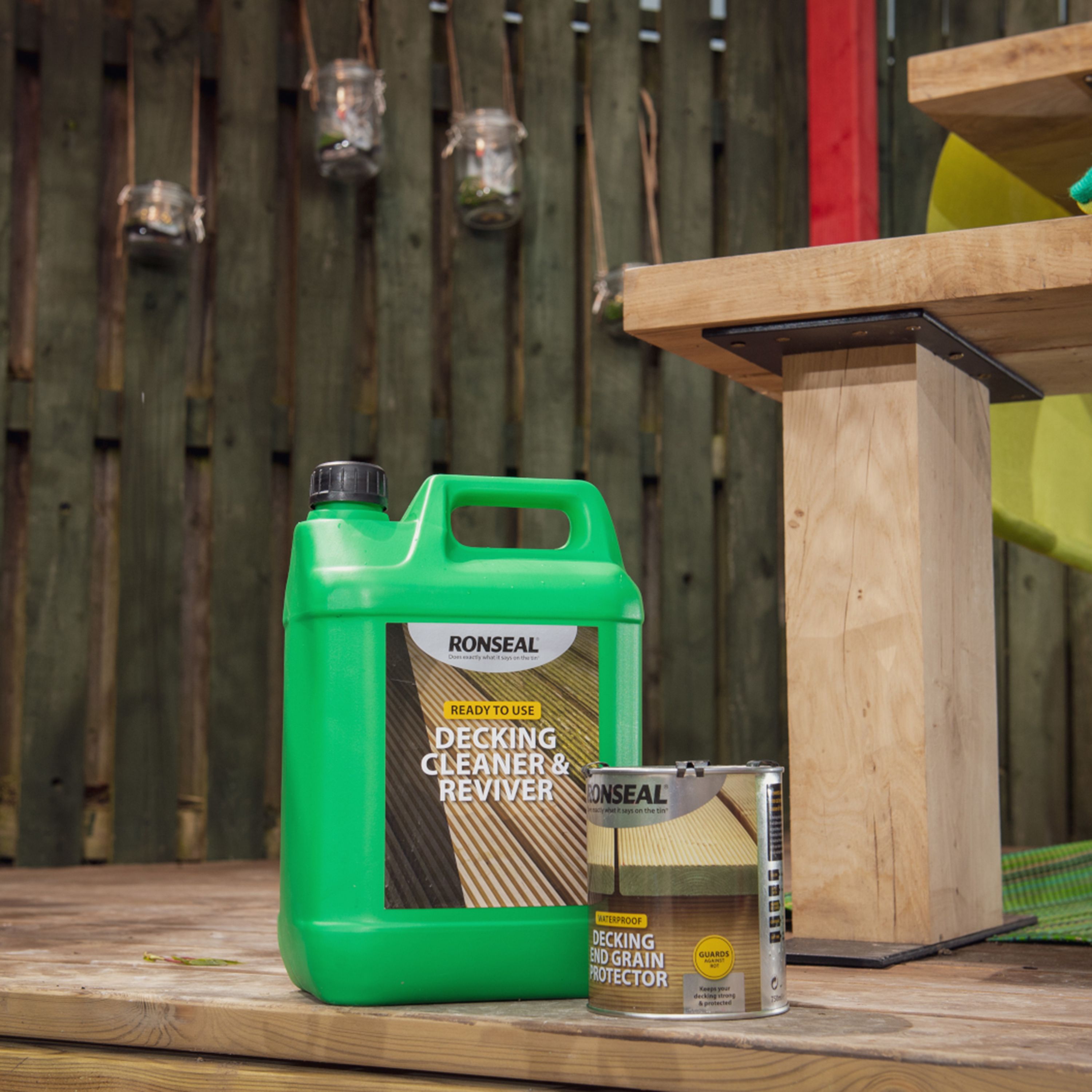 Ronseal Clear Decking Cleaner & reviver, 5L
