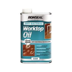 Ronseal Clear Matt Antibacterial Worktop oil, 500ml