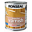 Ronseal Diamond hard Ash Satin Wood varnish, 250ml