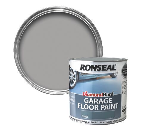 Ronseal Diamond Hard Slate Satinwood Garage floor paint, 2.5L