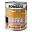 Ronseal Diamond hard Walnut Gloss Wood varnish, 750ml