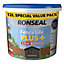 Ronseal Fence life plus Charcoal grey Matt Fence & shed Treatment, 12L