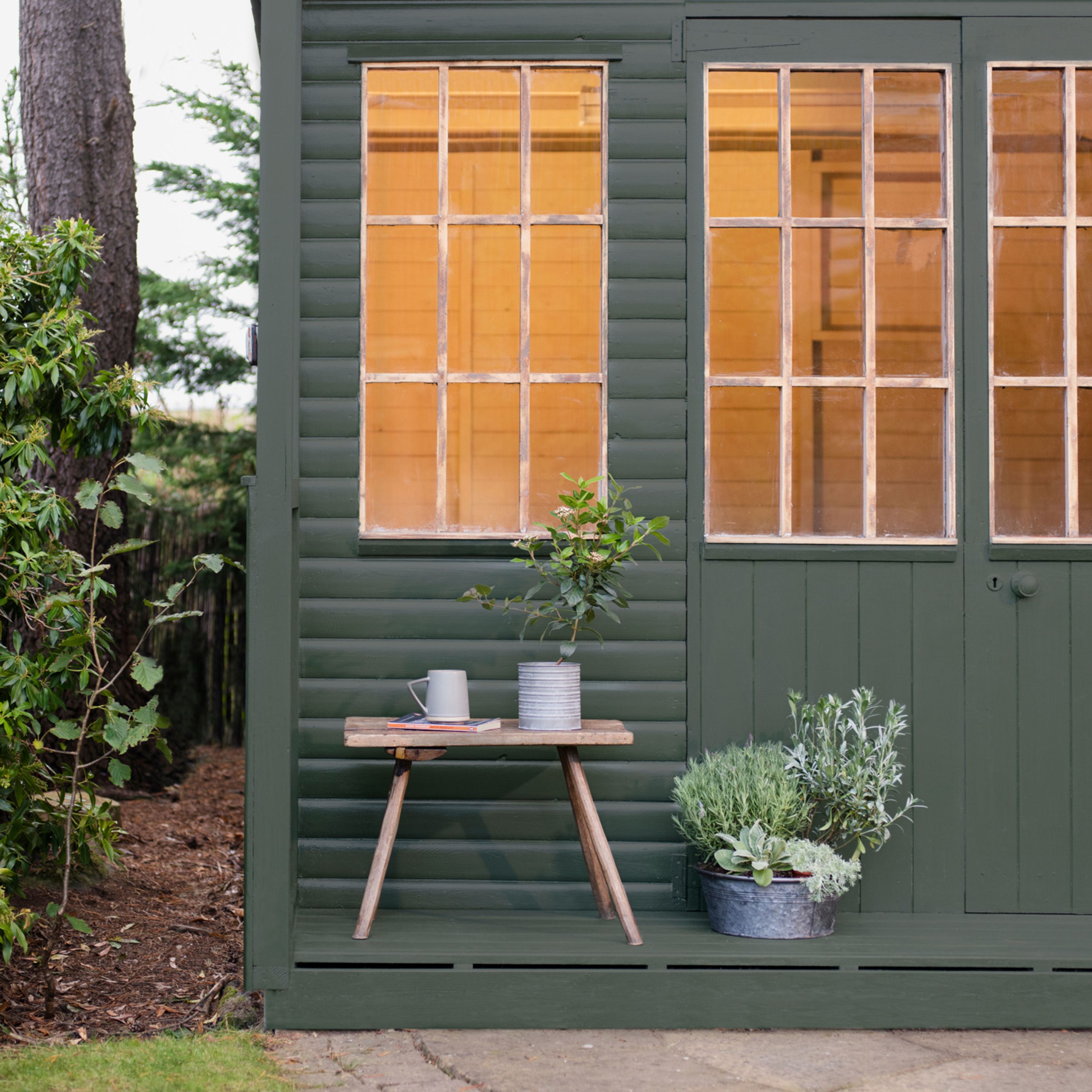Ronseal Fence Life Plus Forest green Matt Exterior Fence & shed Wood paint, 9L Tub