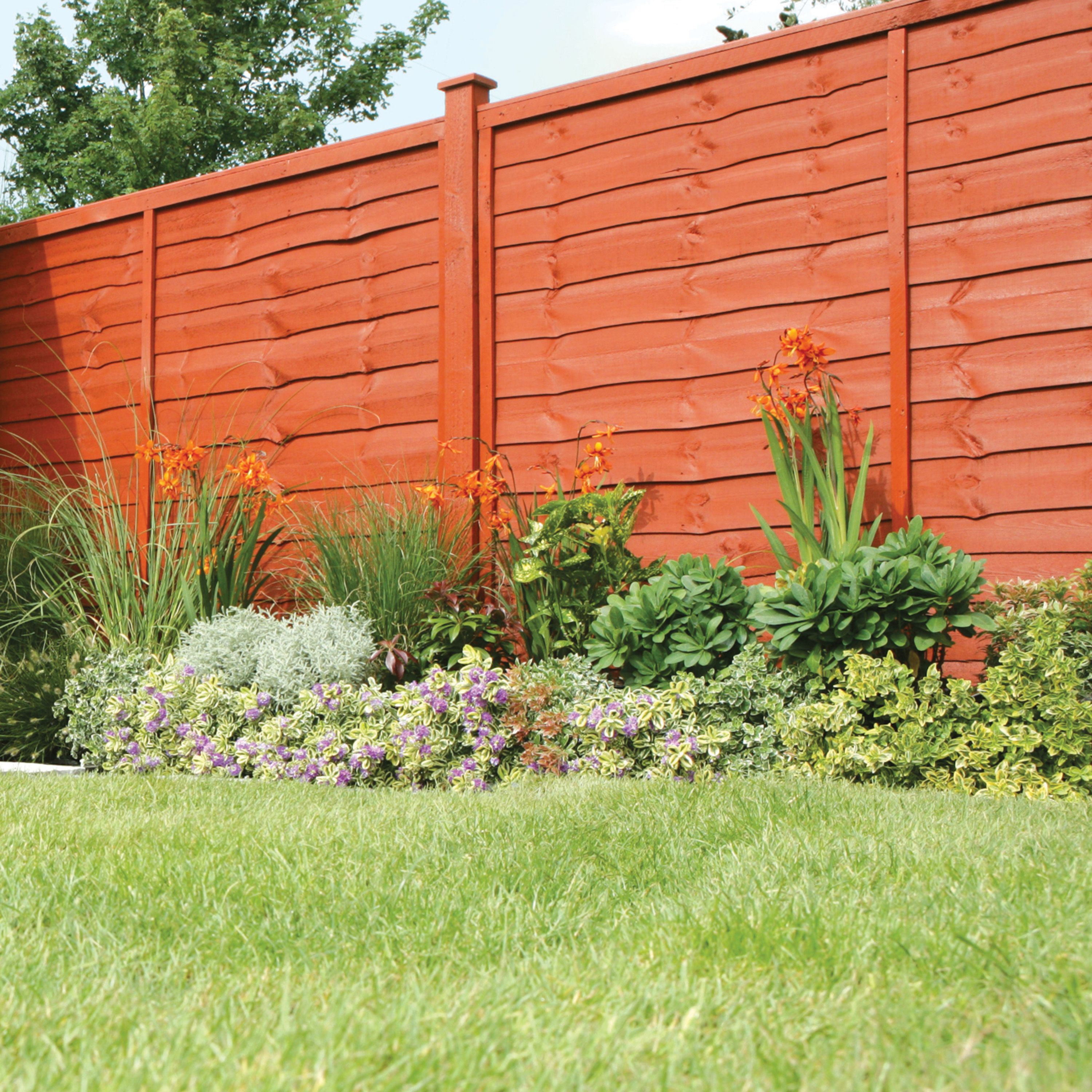 Ronseal Fence Life Plus Red cedar Matt Exterior Fence & shed Wood paint, 9L Tub