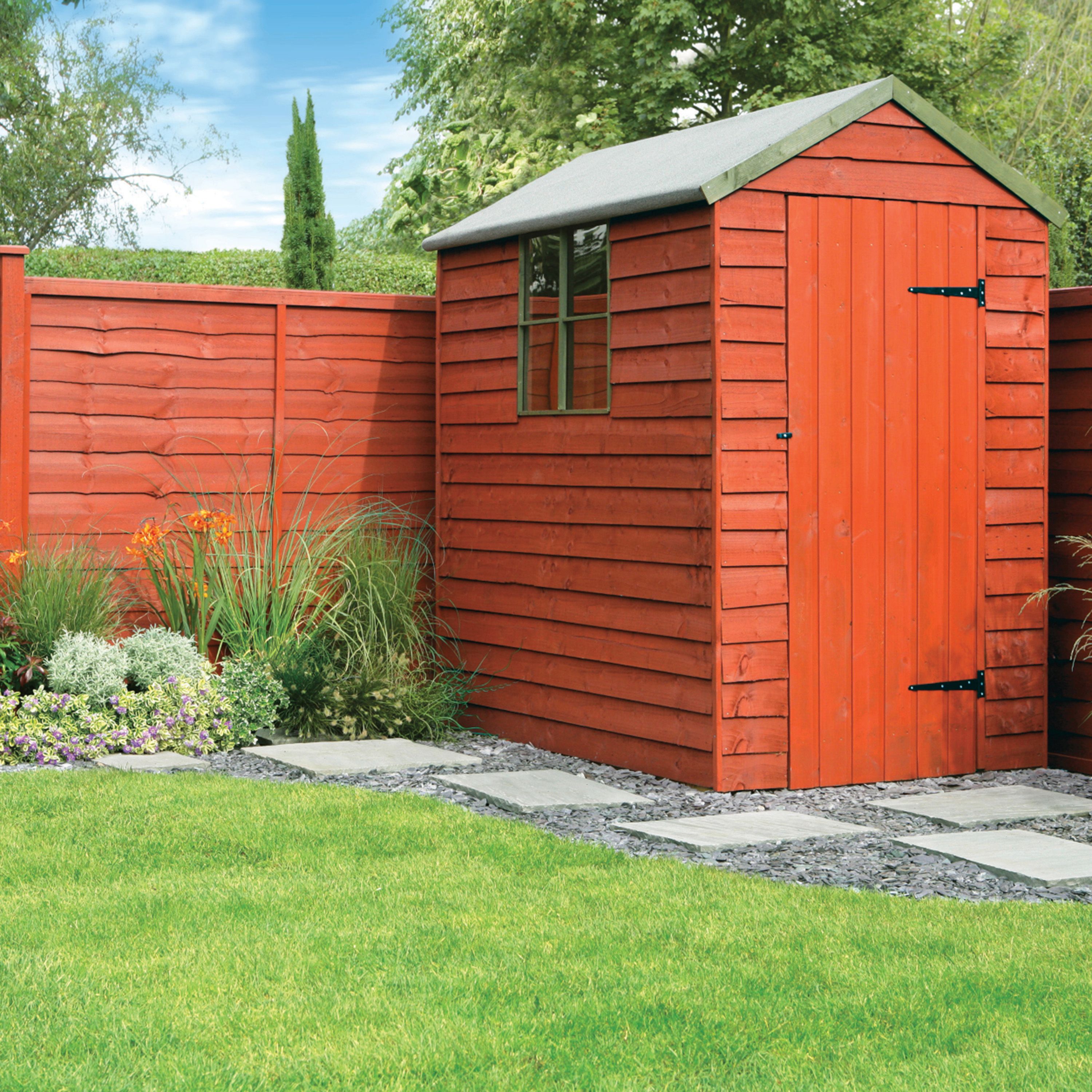 Ronseal Fence Life Plus Red cedar Matt Exterior Fence & shed Wood paint, 9L Tub
