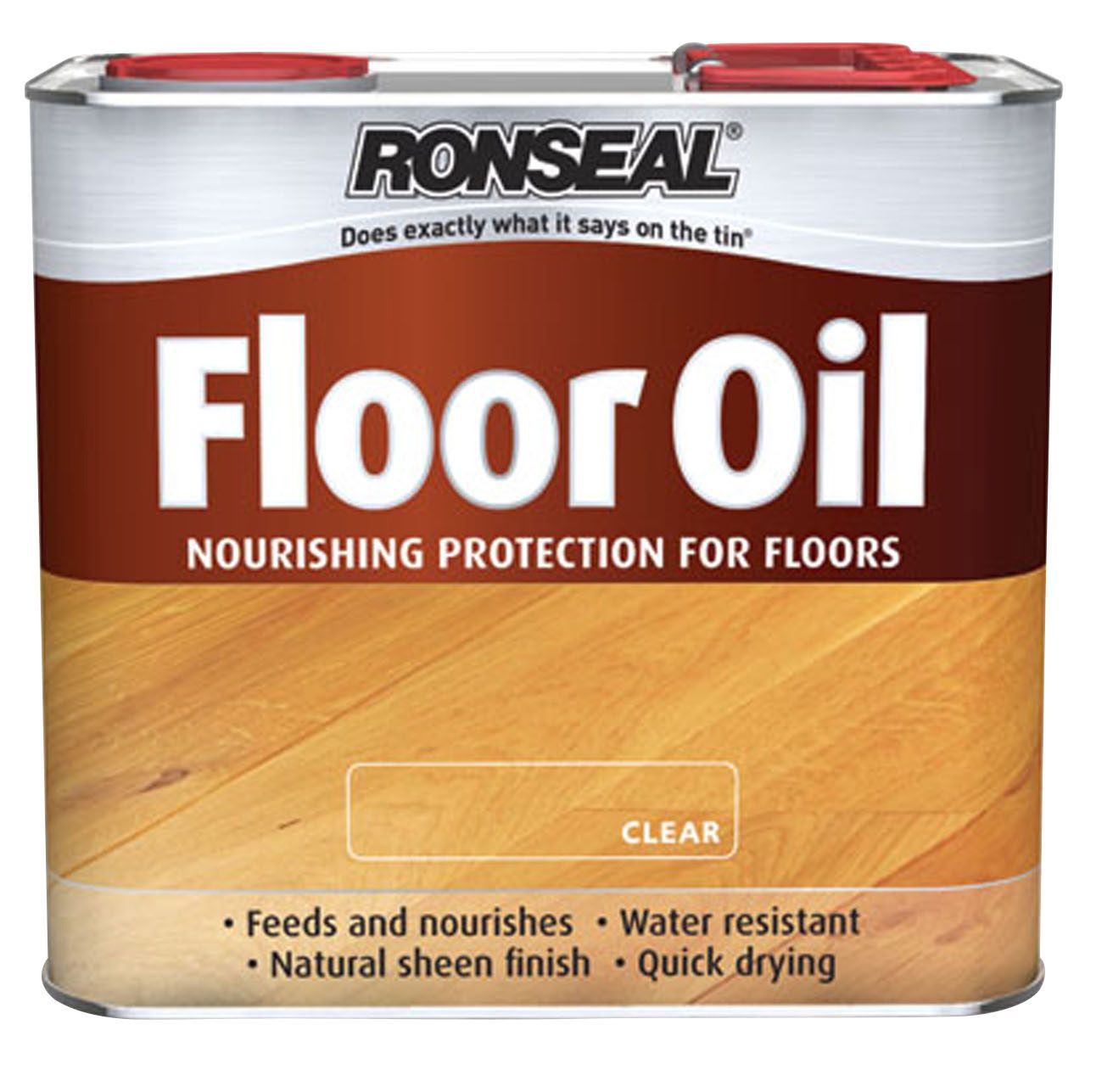 Ronseal Floor oil Natural Soft sheen Not antibacterial Wood oil, 1L