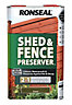 Ronseal Green Matt Fence & shed Preserver, 5L