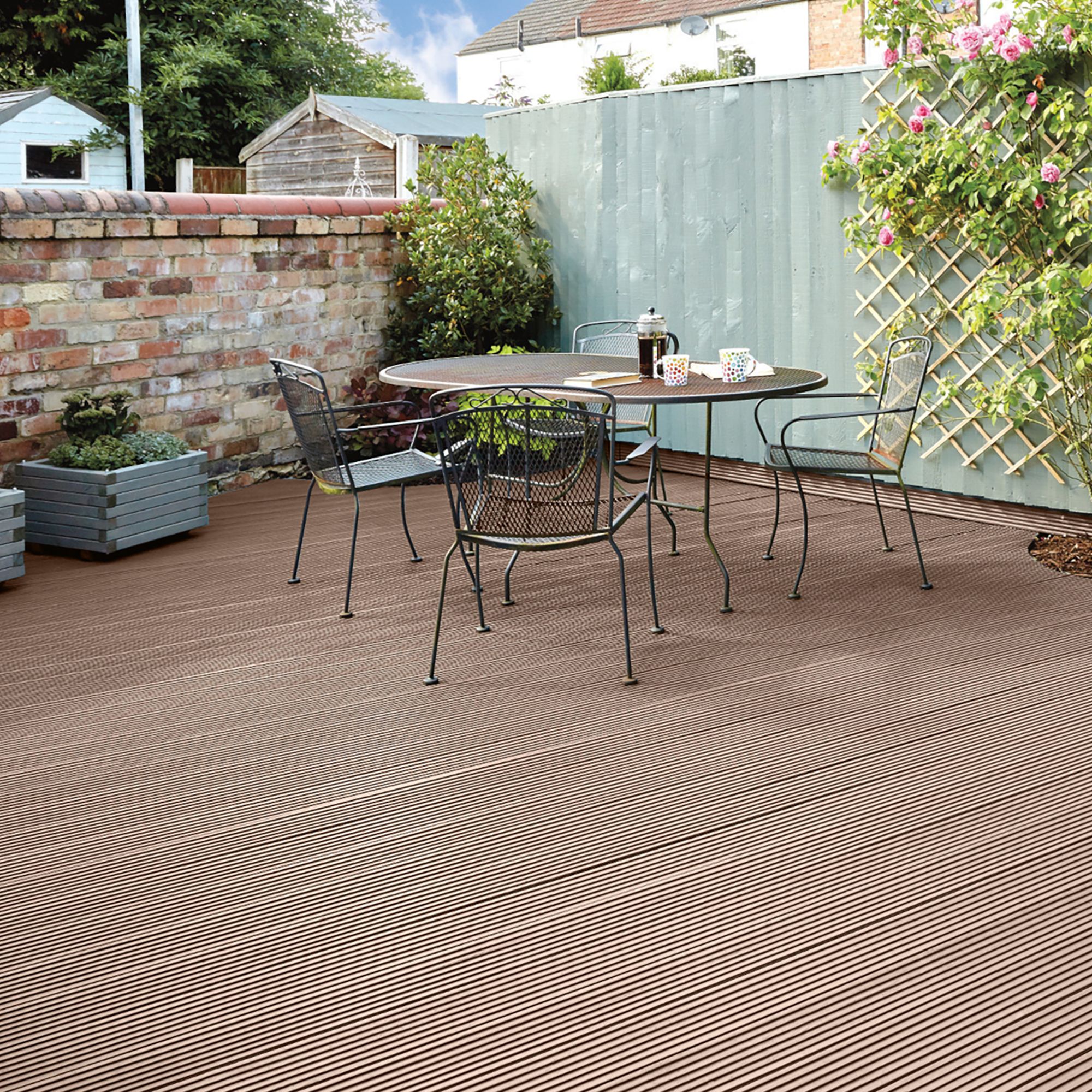 Ronseal Matt chestnut Decking paint, 5L