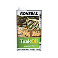 Ronseal Matt Teak Furniture Wood oil, 500ml