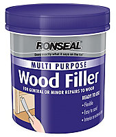 Ronseal Multi purpose Dark Ready mixed Wood Filler, 0.47kg