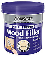Ronseal Multi purpose Natural Ready mixed Wood Filler, 0.47kg