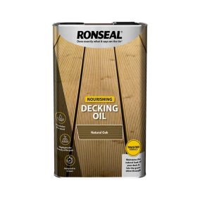 Ronseal Natural oak Decking Wood oil, 5L