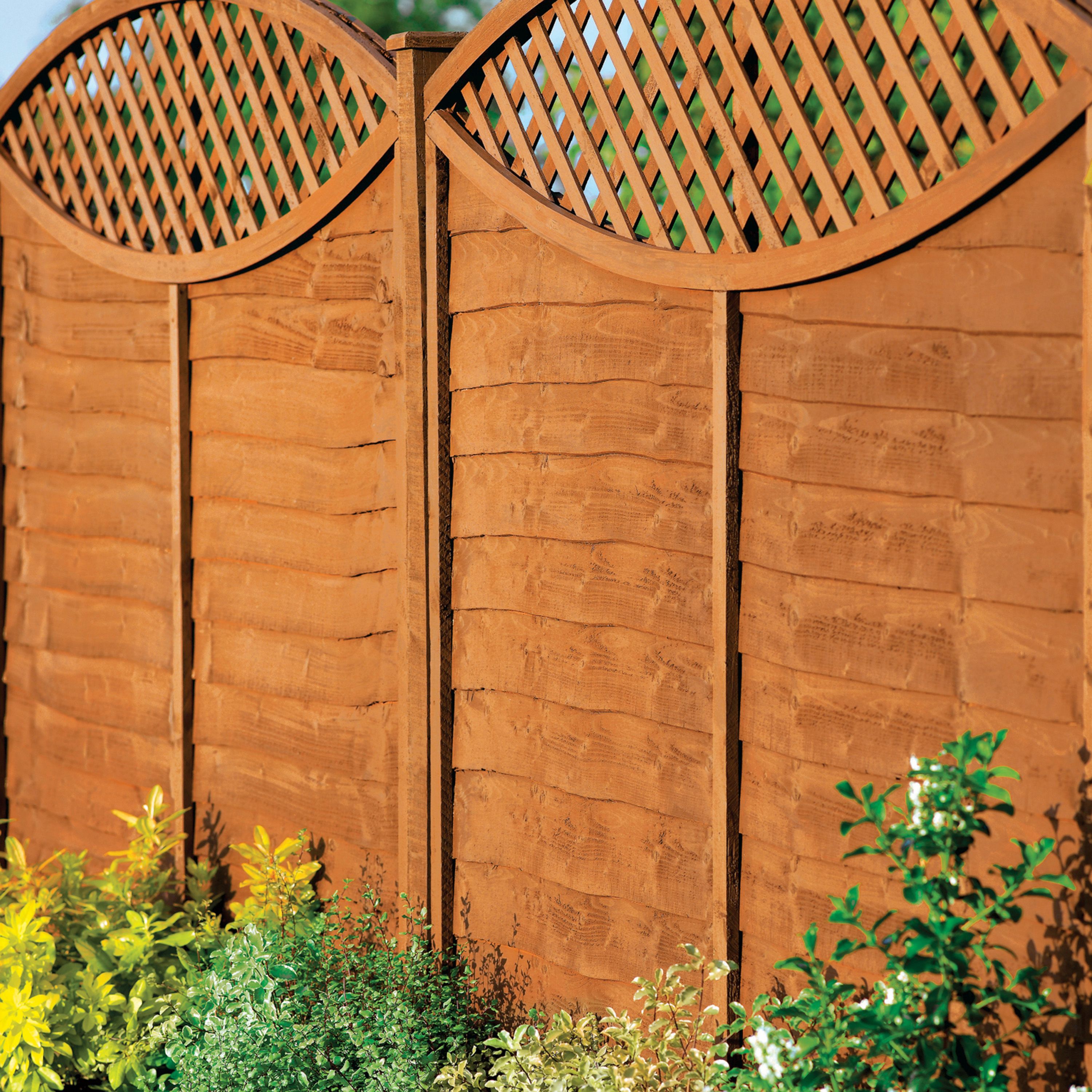 Ronseal One Coat Fence Life Harvest gold Matt Exterior Fence & shed Wood paint, 5L Tub