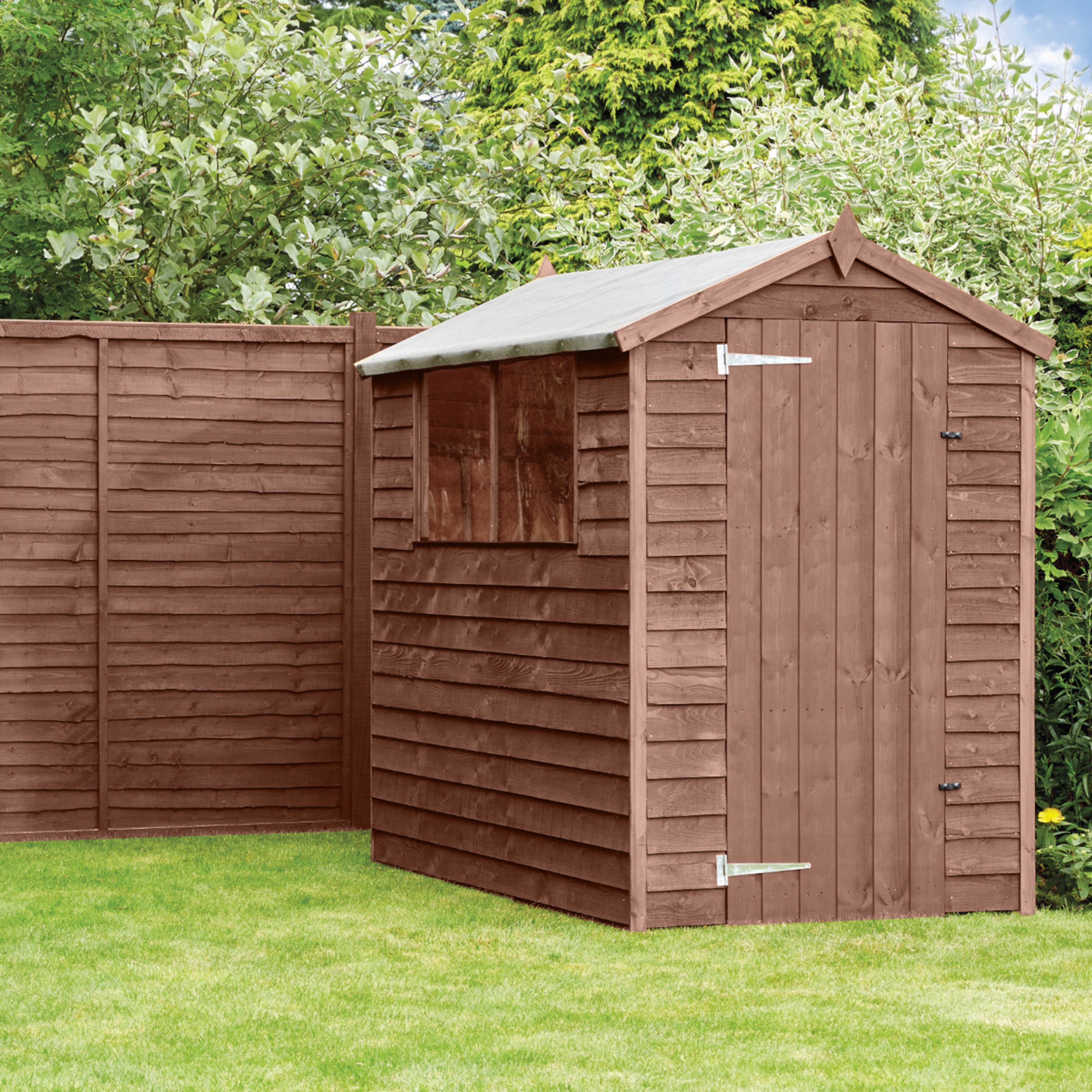 Ronseal One Coat Fence Life Medium oak Matt Exterior Fence & shed Wood paint, 5L Tub