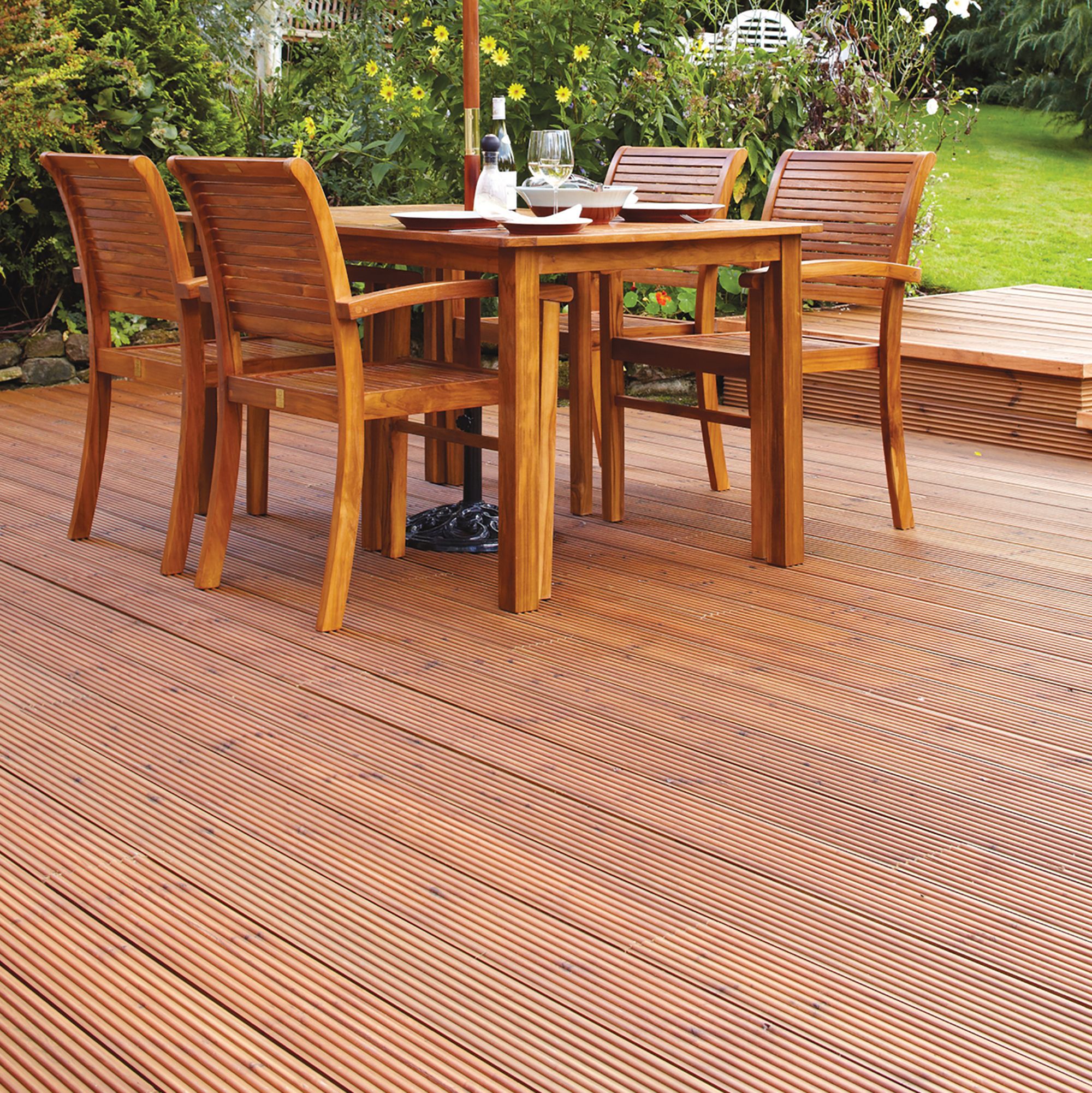 Ronseal Quick-drying Country oak Matt Decking Wood stain, 2.5L