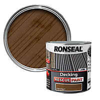 Ronseal Rescue Matt chestnut Decking paint, 2.5L