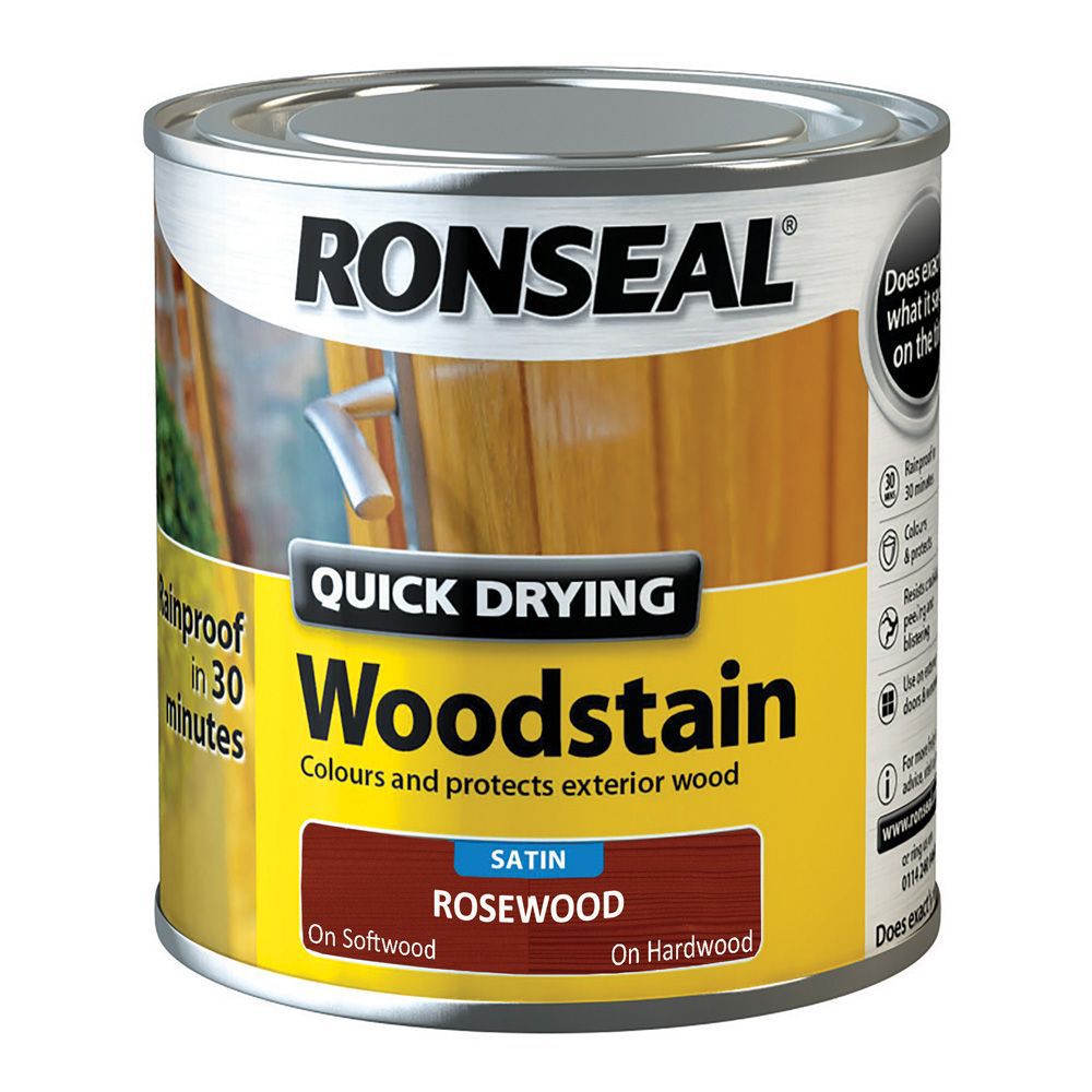 Ronseal Rosewood Satin Wood stain, 250ml