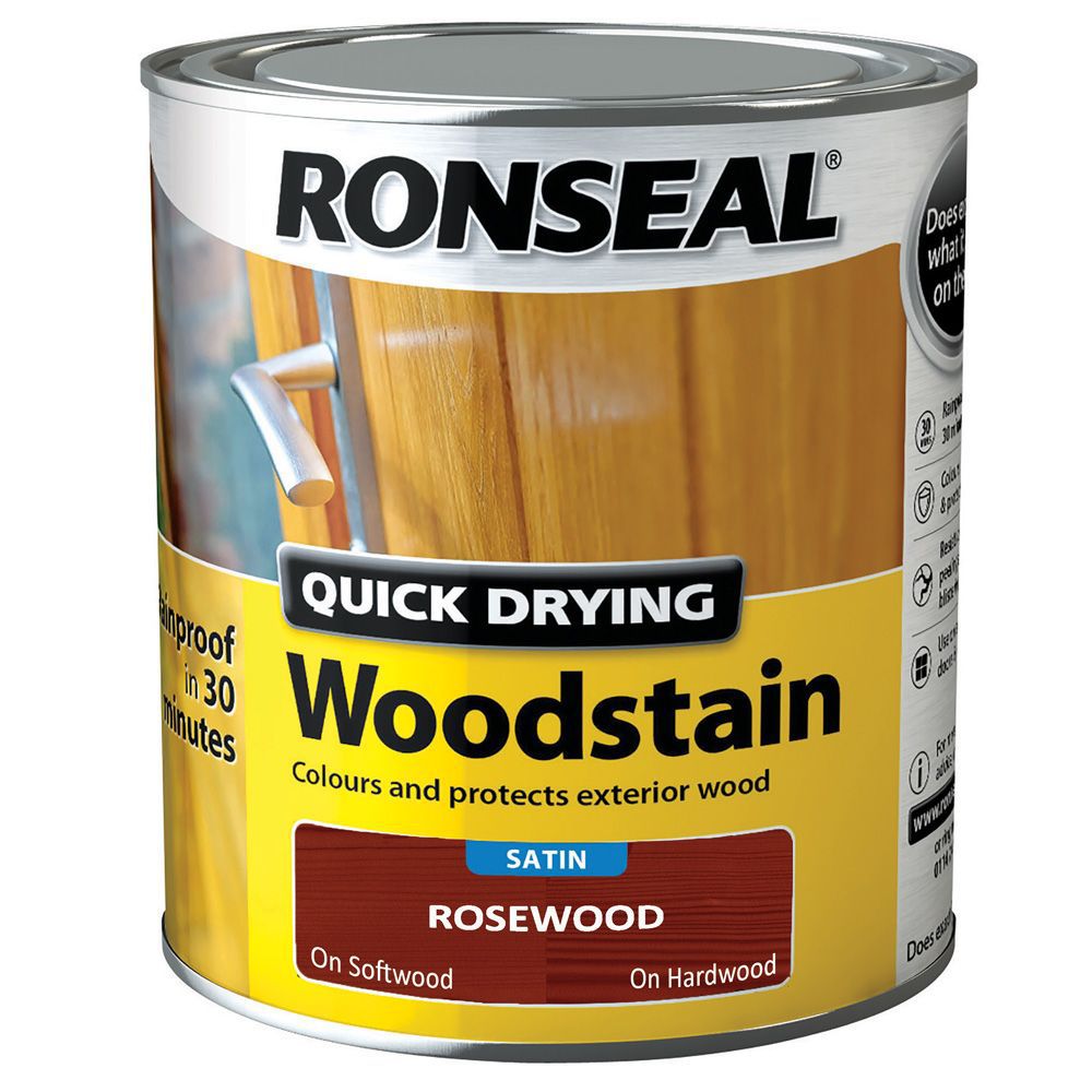 Ronseal Rosewood Satin Wood stain, 750ml