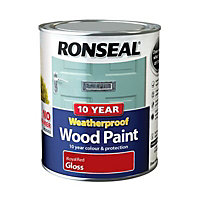 Ronseal Royal red Gloss Exterior Wood paint, 750ml