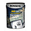 Ronseal Self-cleaning Stone grey Smooth Matt Masonry paint, 5L