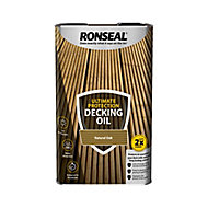 Ronseal Ultimate Natural oak Decking Wood oil, 5L