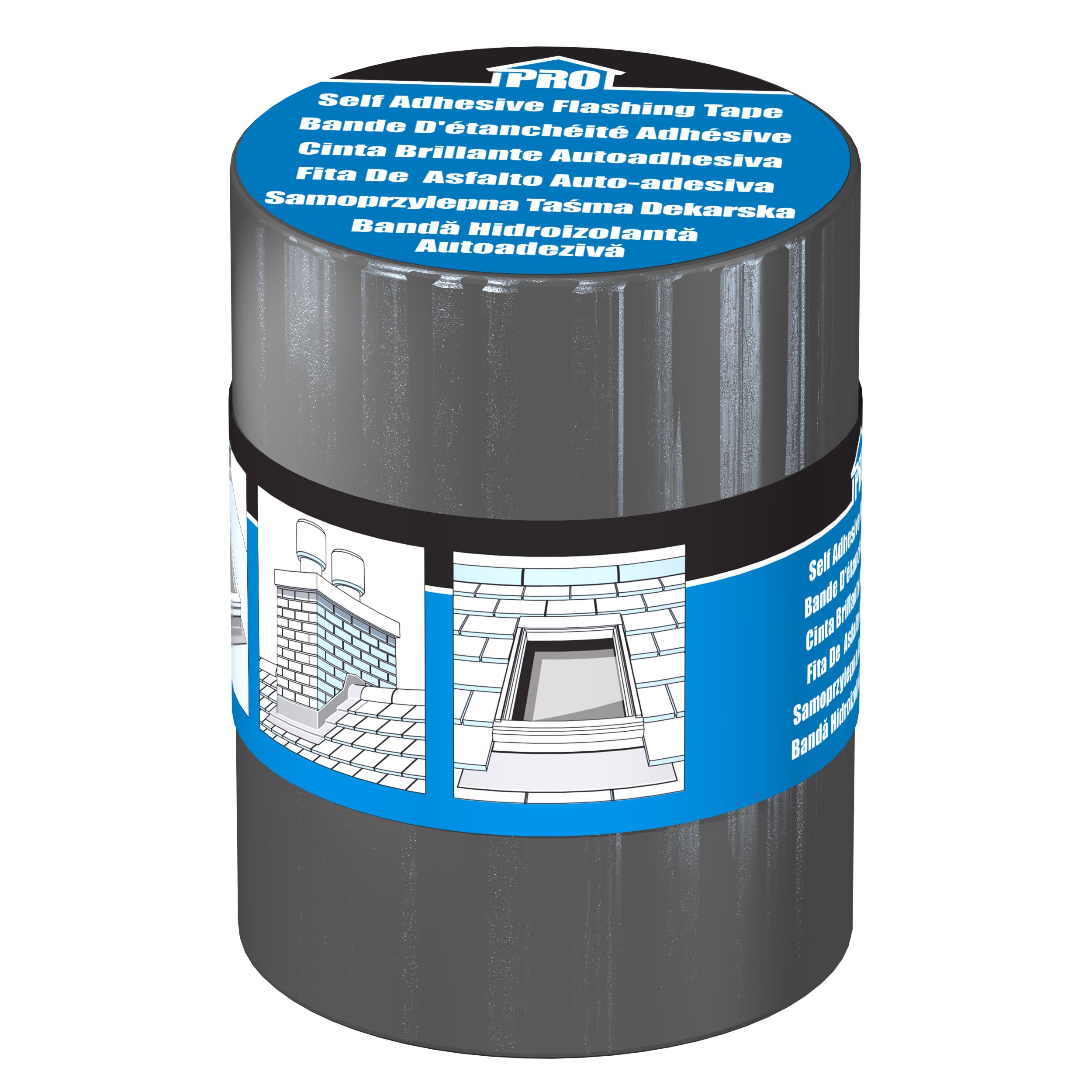 Roof Pro Butyl Grey Tape (L)10m (W)200mm