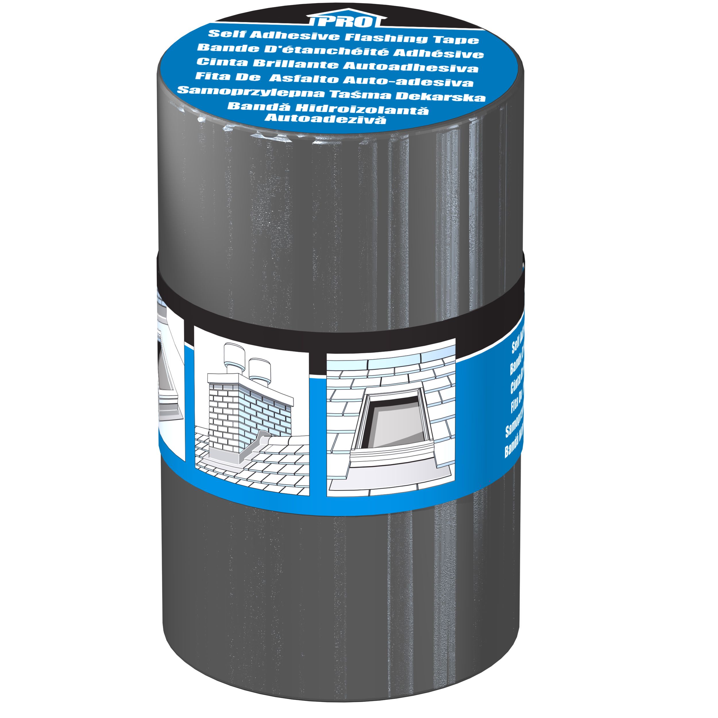 Roof Pro Butyl Grey Tape (L)10m (W)250mm