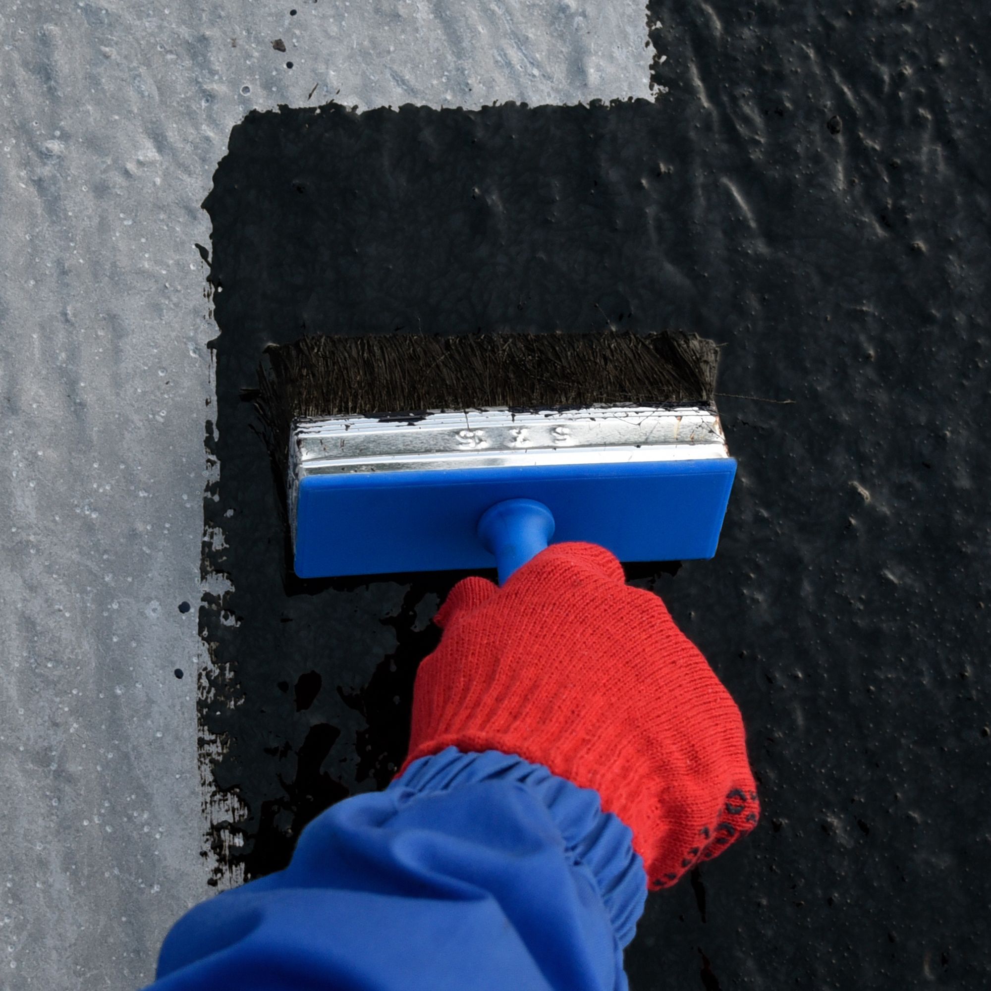 Roof Pro Flexypol One Coat Black Roofing waterproofer, 1L