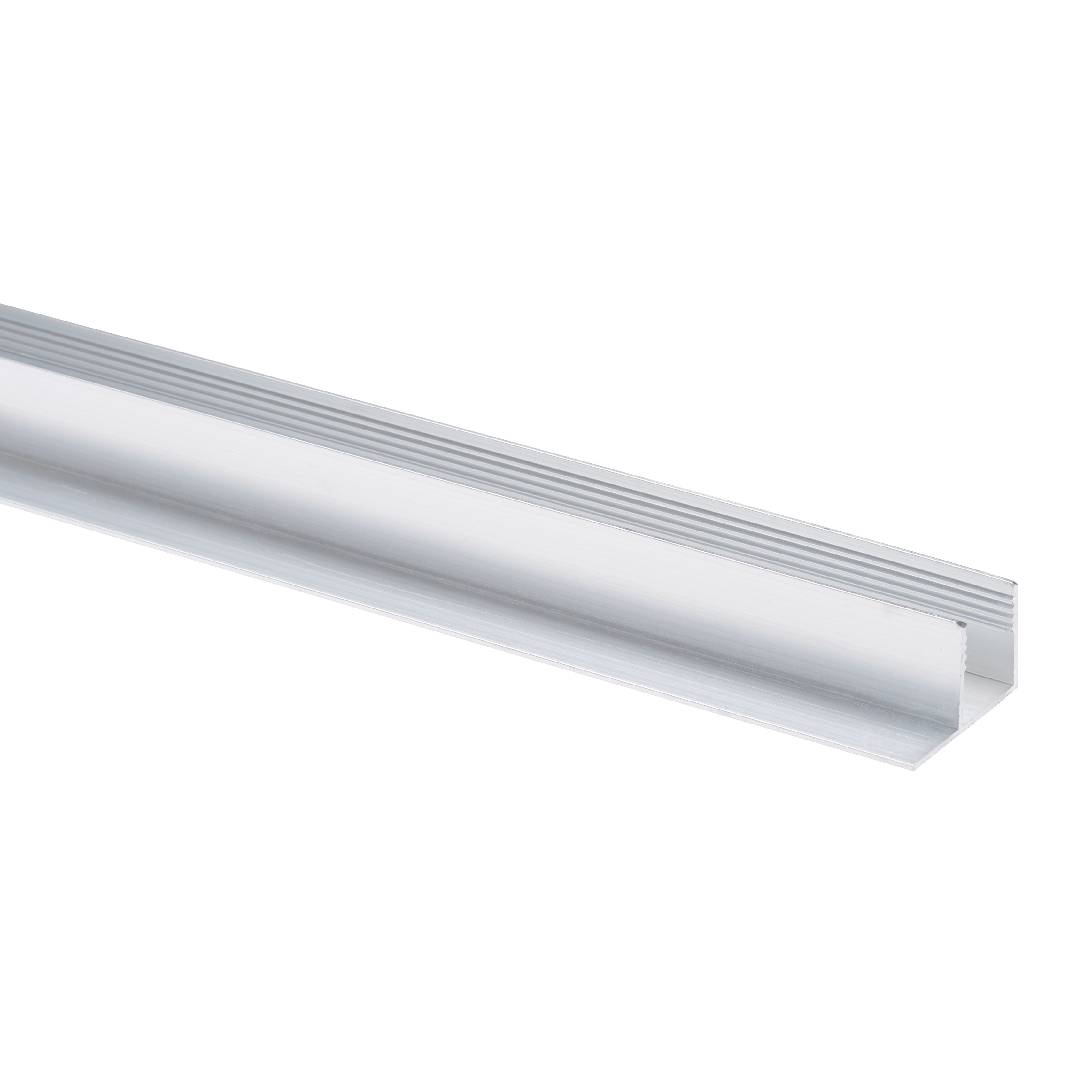 Roof Pro Polywall Aluminium Roof edging trim, (L)3m (W)16mm