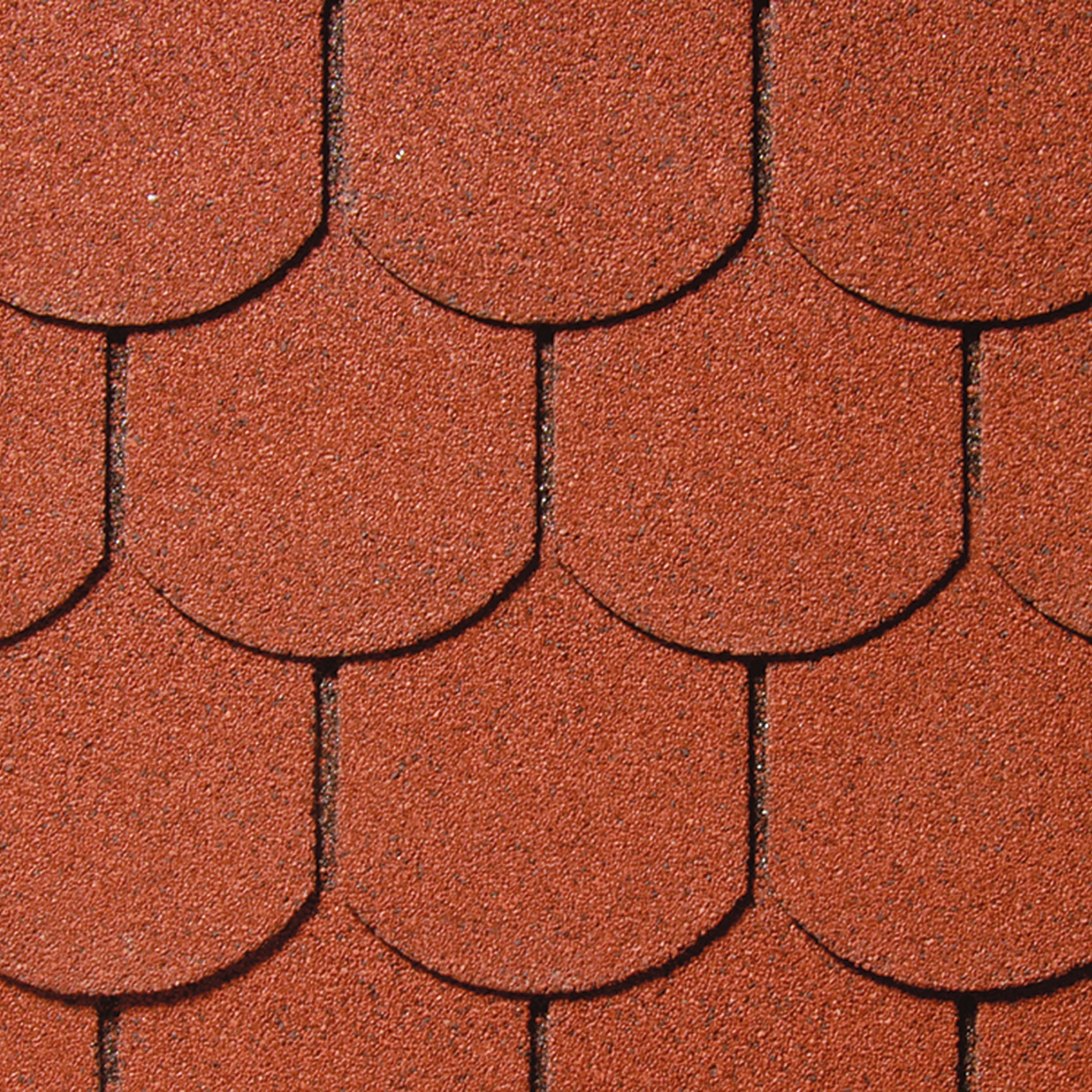 Roof Pro Red Round Roof shingle (L)1m (W)340mm, Pack of 16