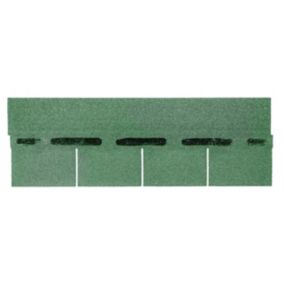 Roof Pro Square Green Roof shingle (L)1m (W)340mm, Pack of 16